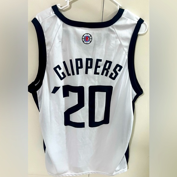 Los Angeles NBA Clippers white Jersey Promo #20 Bumble Men Size XL - Picture 4 of 6